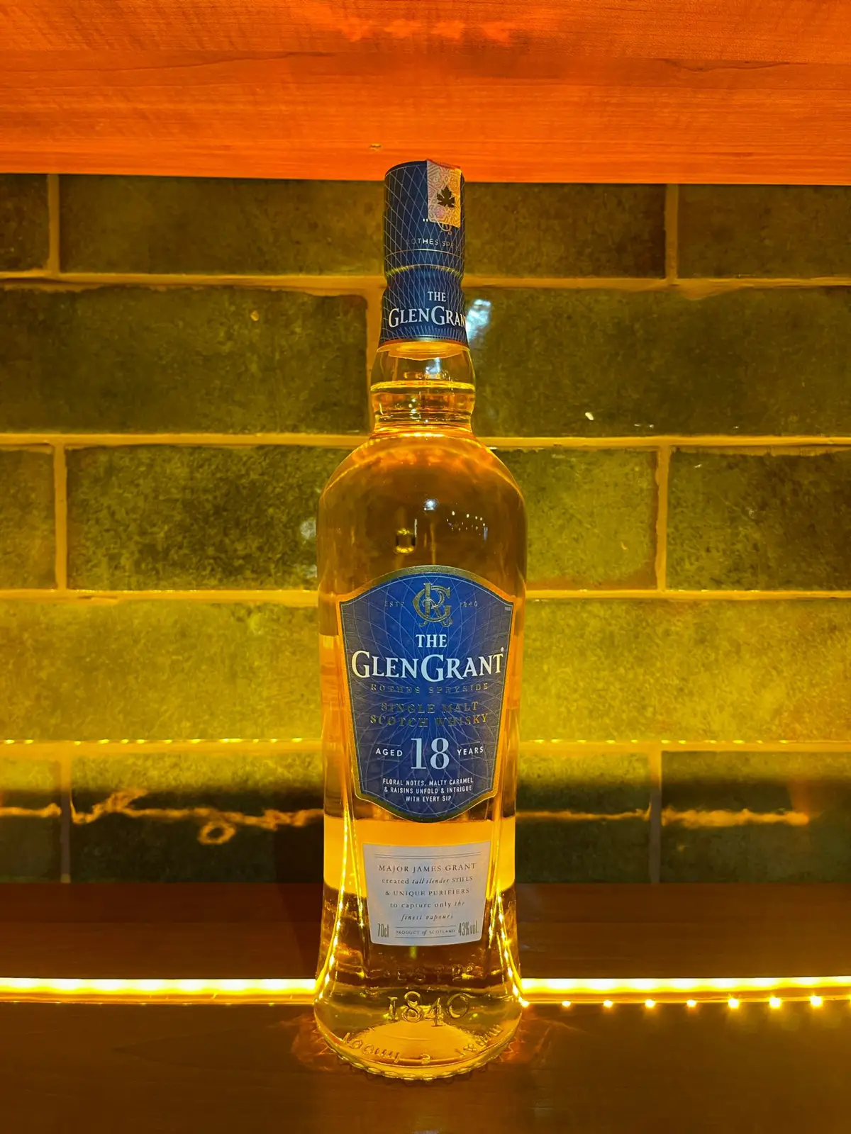 GLEN GRANT 18 Y.Y DOUBLE 8 CL