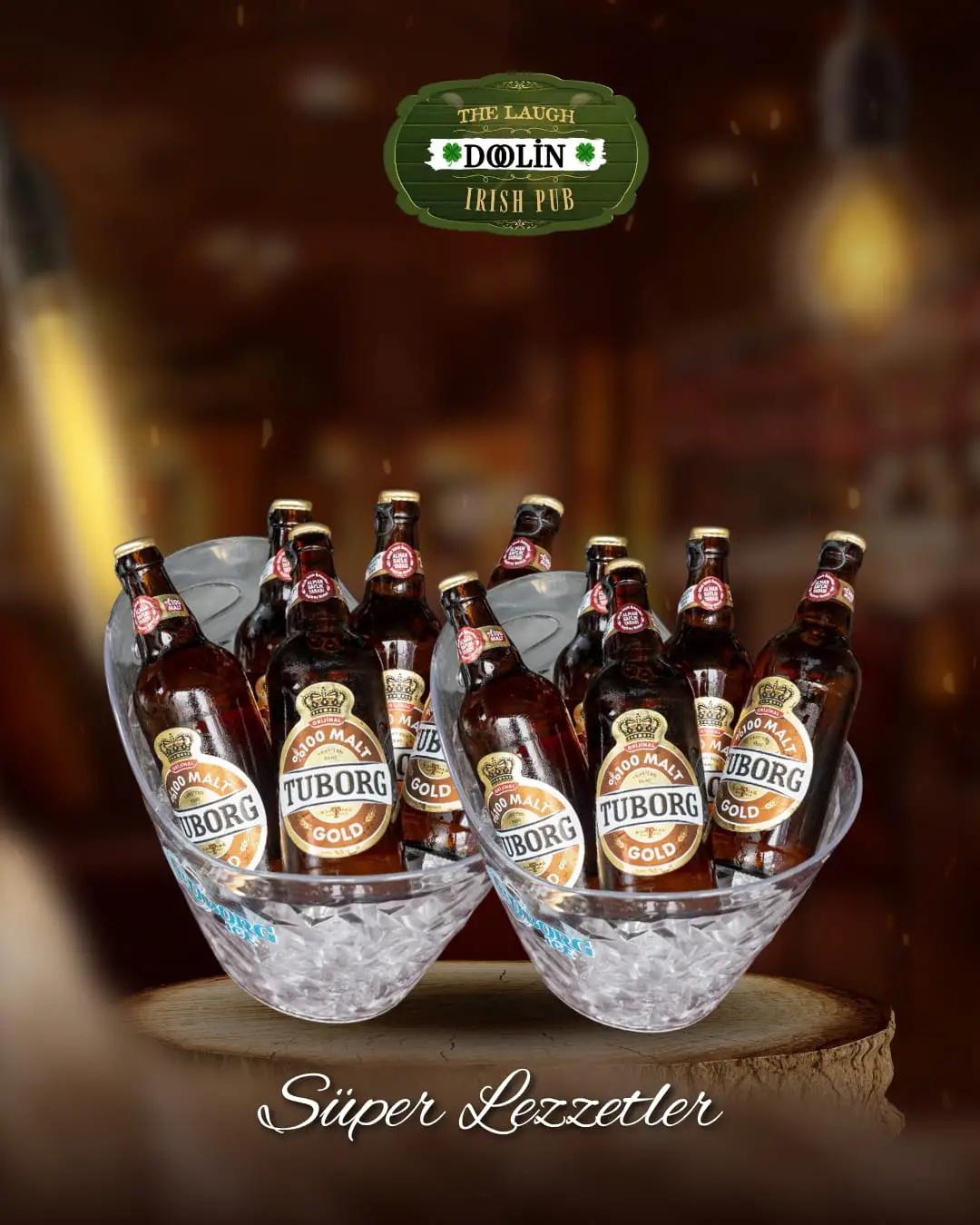 TUBORG GOLD ŞİŞE 50 CL 10 LU KOVA